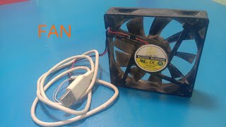 Cooling fan connect to USB cable [upl. by Reamonn718]