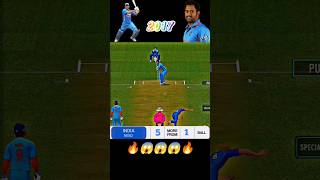 India vs England  Ms Dhoni Batting 😱  realcricket24 cricket [upl. by Batha]