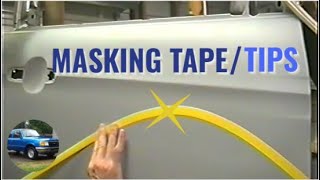 Automotive Masking Tape Tips and Techniques [upl. by Aihsek]