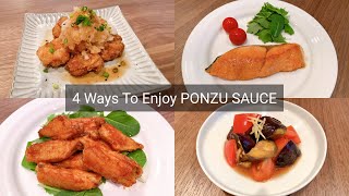 4 Easy Ways To Enjoy Ponzu Sauce Recipes [upl. by Savvas]