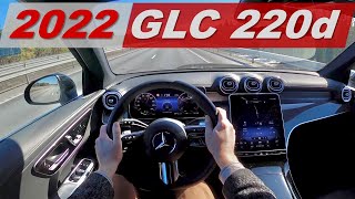 2022 MercedesBenz GLC 220d POV Drive [upl. by Rebor]