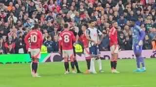 Bruno Fernandes RED CARD vs Tottenham  Man United vs Tottenham [upl. by Mendoza890]