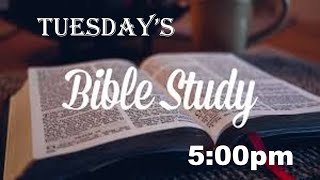 Kingstown Methodist Church Bible study Tuesday January 11 2022 [upl. by Nairde]