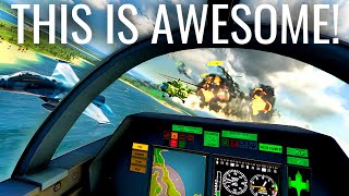 This NEW VR Flight Sim Looks UNREAL on Quest Warplanes Air Corp Review [upl. by Gallagher421]