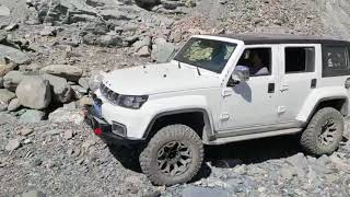 BAIC BJ40 Plus Attempt to link Jiulong 4800m with Zimei 4700m pass Sichuan China Part 1 [upl. by Leroy]