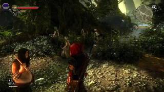 The Witcher 2  Ubersampling Comparison with Full Graphics Settings [upl. by Nywra797]