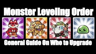 Summoners Greed Guide What Monsters Should You Upgrade First Monster Leveling Order [upl. by Lj202]