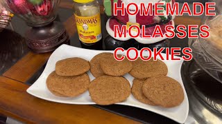 Old Fashioned Soft Molasses Cookies Recipe [upl. by Selig]