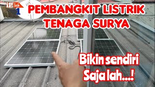 cara kerja SOLAR PANEL  Membuat sendiri pembangkit listrik tenaga matahari [upl. by Leiand]