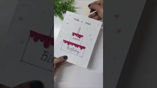 DIY BIRTHDAY CARD IDEA 😍diy birthday friends gift subscribe [upl. by Adrahc]