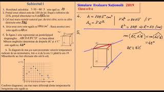 Simulare Evaluare nationala 2019 [upl. by Florie115]