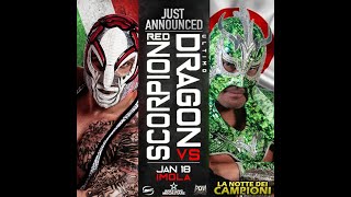 Red Scorpion VS Ultimo Dragon  La Notte dei Campioni  Italy 2020 [upl. by Kere226]