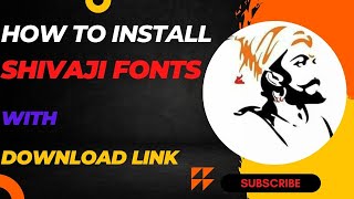 How to install Shivaji font in laptop desktop  How to install Shivaji font in windows 78181011 [upl. by Tanya204]