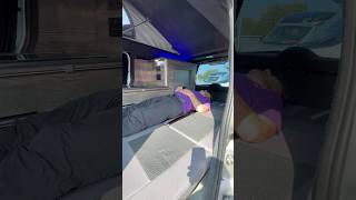 How Easy  Campervan Electric Rock n Roll Bed For Campers shorts [upl. by Carr]