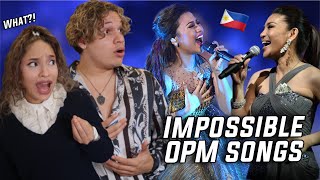 Latinos react to The Hardest OPM Songs to Sing Live [upl. by Ah713]