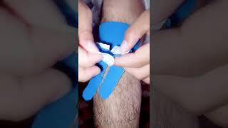 KTapping For PFPS  Patella Femoral Pain Syndrome  PFPS Physiotherapy [upl. by Anelleh721]