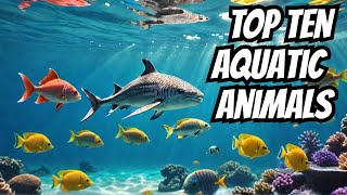 Top Ten Fascinating Aquatic Animals [upl. by Oeram]