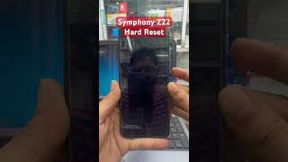 Symphony Z22  How To Hard Reset amp Format Step By Step [upl. by Anitra]