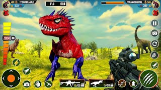 Wild Dinosaur Hunter 3D zoo Game Best Dino Hunter Game – Android Gameplay [upl. by Deloris]