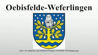 OebisfeldeWeferlingen [upl. by Eelamme]