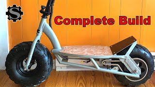 Mini Bike Scooter  Complete Build in 27min [upl. by Divad]