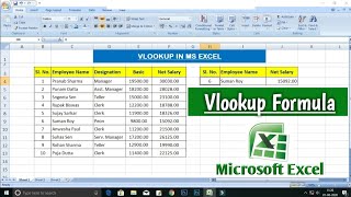 How To Use VLOOKUP Formula in Microsoft Excel  VLOOKUP in Excel  Excel VLOOKUP [upl. by Anekahs]