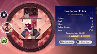 Lustrous Trick  100 The One and Oni King Level  Genshin Impact [upl. by Aholla]