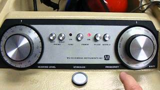 Audiometer Video MA 27 [upl. by Nibroc]