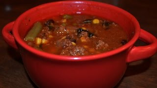 My Recipe for a Healthy Hamburger Soup That Will Keep You Warm On Cold Nights [upl. by Kistner]