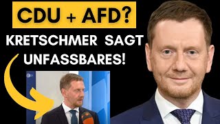 Videobeweis Deutet Kretschmer eine Koalition von CDUAfD an [upl. by Ynohtnad978]