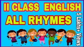 II CLASS English ALL Rhymes E LEARN [upl. by Auqenehs]