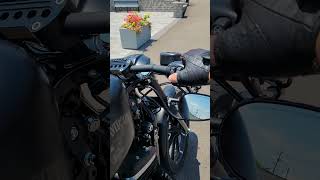 Harley Davidson Sportster Iron 883 Awesome Sound [upl. by Yakcm1]