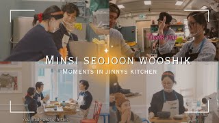 Go min si Park seo joon Choi woo shik moments from jinnys kitchen parkseojoongominsichoiwooshik [upl. by Yvel]