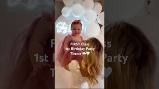 Skylar’s FIRST Class Birthday firstbirthday shorts birthdaythemes [upl. by Eiramadnil]