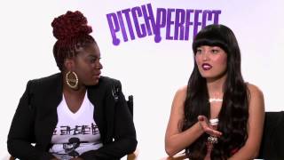 Ester Dean amp Alexis Knapp amp Hana Mae Lee Pitch Perfect Interview [upl. by Anaiv]