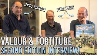 Valour amp Fortitude Second Edition interview with Jervis Johnson and the Perry Twins [upl. by Kippar]