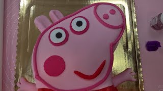 Tort świnka peppa peppa pig cake tutorial [upl. by Heigho]