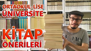 Ortaokul Lise ve Üniversite Seviyesi İçin Farklı Yaşlara Özel Yazar ve Kitap Önerileri [upl. by Suivatnom]