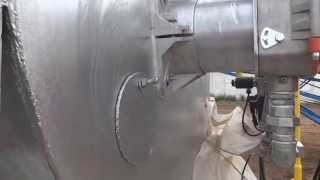 MG 1012TH three cylinder rotary sand dryer working video installed in Kazakhstan [upl. by Zacharias]