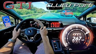 VW Golf GTI Clubsport is the BEST MK8 GOLF on the AUTOBAHN [upl. by Bonney848]