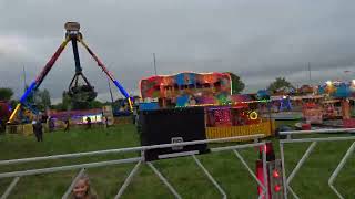 MampB Attractions Twister Onride Pov  Waddingtons Funfair Tingley 12052023 [upl. by Nabetse]