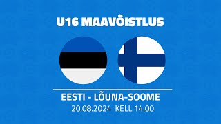 Noormeeste U16 maavõistlused 2024 Eesti  LõunaSoome 20082024 [upl. by Suhsoj]