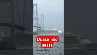 Como o Maior Navio do Mundo Quase Não Conseguiu Passar flashcurioso curiosidades [upl. by Ainig305]