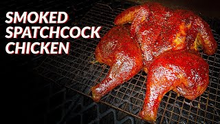 Smoked Chicken On A Pit Boss  Spatchcock Chicken On A Pellet Grill [upl. by Eannej743]