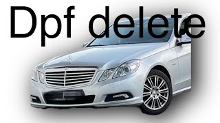 DPF DELETE W212ANY Mercedes Rant n how to [upl. by Adnarim]