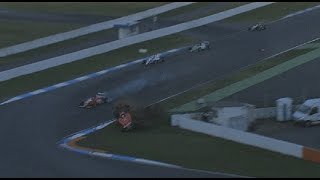 Norris big crash ADAC Formel 4 at Hockenheim [upl. by Merrielle]