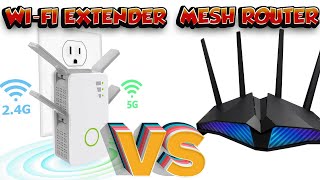 WiFi Extender vs Mesh Router [upl. by Isaacson914]