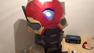 Selfmade Iron Man Homecoming chest piece FUNCTIONAL unibeam [upl. by Alidia376]