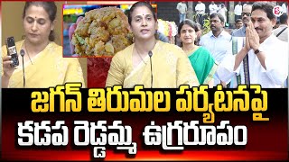 కడప రెడ్డమ్మ ఉగ్రరూపం  Kadapa MLA Madhavi Reddy On Jagan Visits Tirumala  YS Jagan Tirumala Tour [upl. by Nnyltak802]