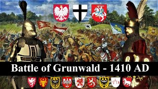 Battle of Grunwald 1410 AD  PolishLithuanianTeutonic Wars [upl. by Rellim]